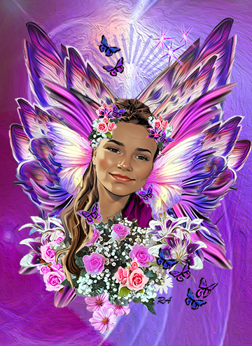 Fairy Portrait template 3